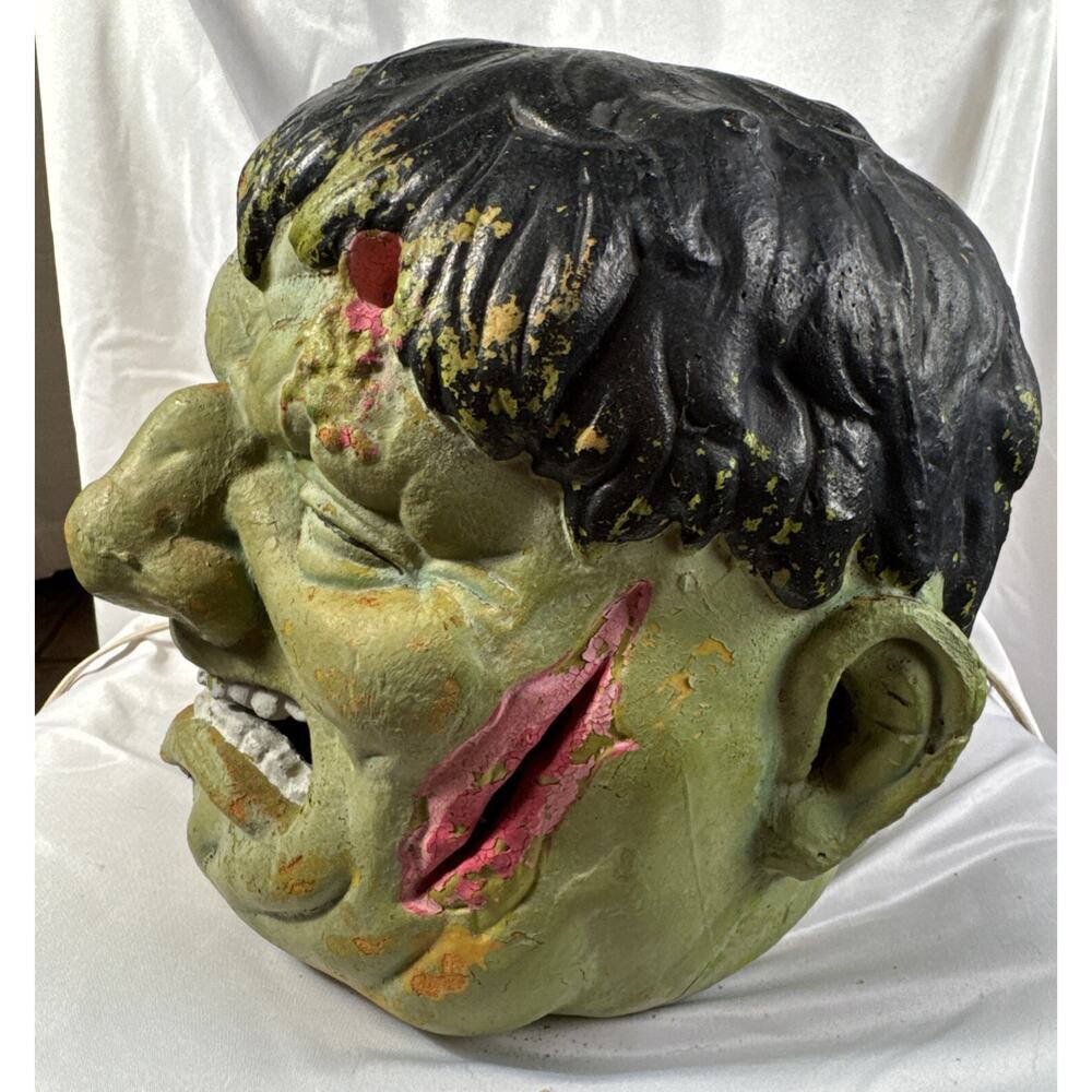 VTG Frankenstein Light Up Head Halloween Blow Mold 10’ Matrix Industries 1996 - Picture 5 of 9